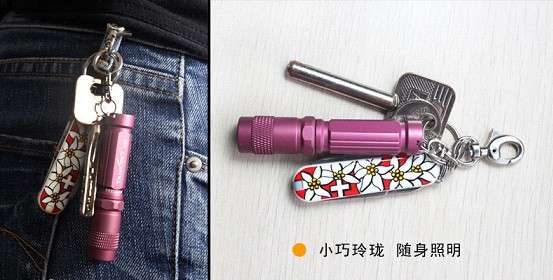 TANK007 EDC、迷你LED手电筒